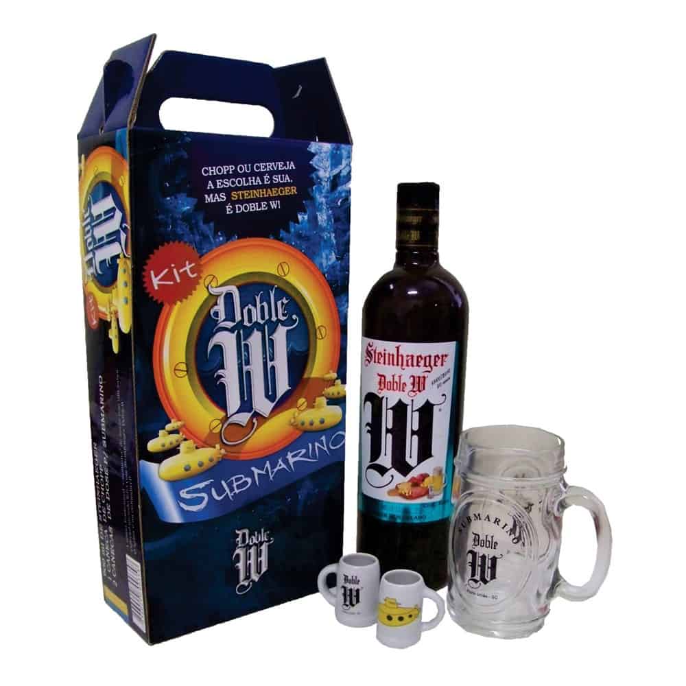 Steinhaeger Doble W Submarino 900 ml com 01 Caneca e 02 Canequinhas (Kits) Steinhaeger Doble W Submarino 900 ml com 01 Caneca e 02 Canequinhas (Kits)