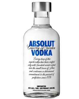 Vodka Absolut Regular 200ml
