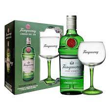 Gin Tanqueray 750 ml + Taça Gin Tanqueray 750 ml + Taça